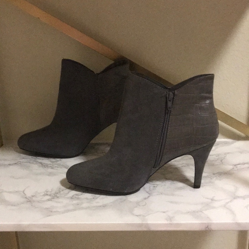 Grey Booties! Size 10